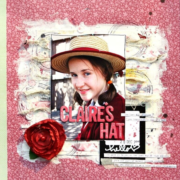 Claire&#039;s Hat - February Cocoa Daisy kits