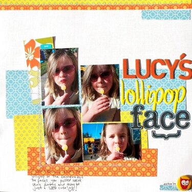 Lucy's Lollipop Face