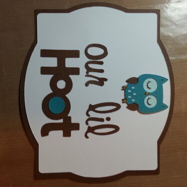 Our little hoot sign