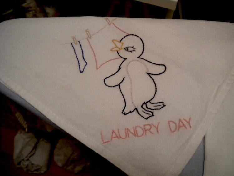 Laundry Day Dishtowel