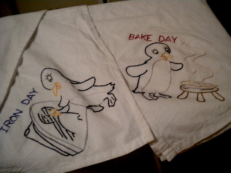 Iron and Bake Day Dish Towels