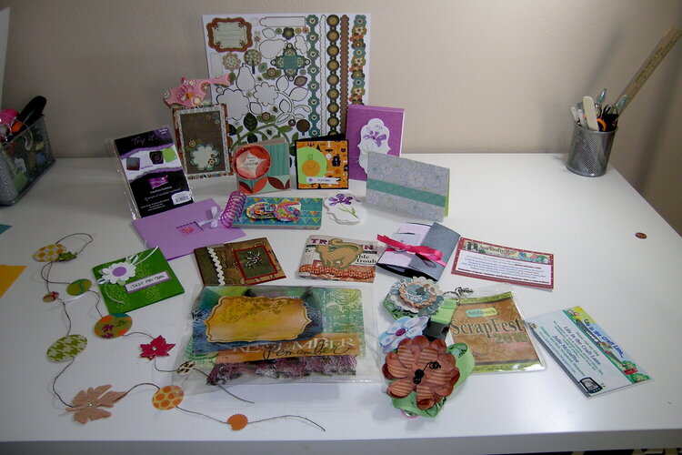 Projects/freebies from Scrapfest 2010!