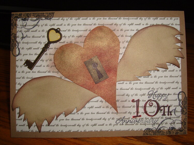 10th Anniversary Card
