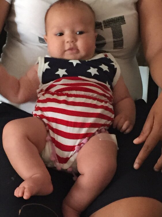 Our 4 July baby!