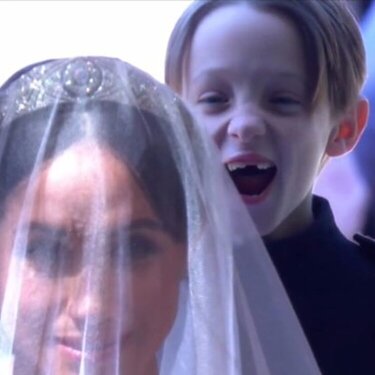 Classic moment from the Royal Wedding