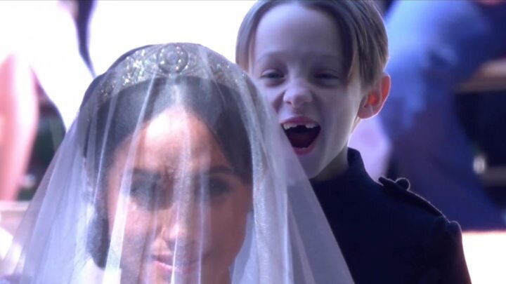 Classic moment from the Royal Wedding