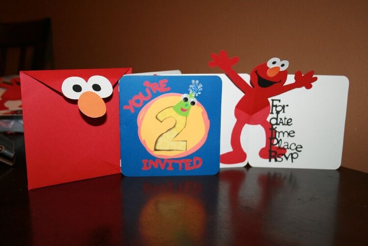 Elmo Birthday Invitation