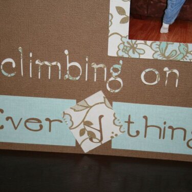 Climbing on everything