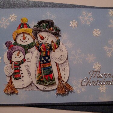Christmas Card - Snowmen