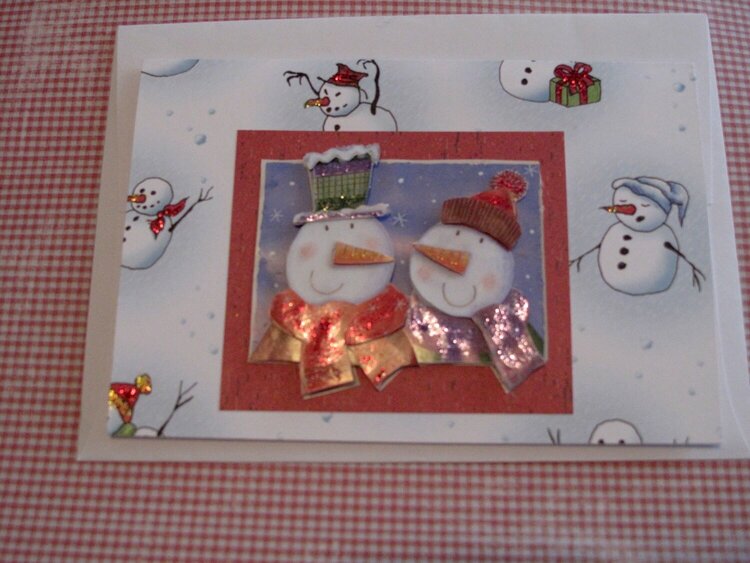 Christmas Card - Snowmen