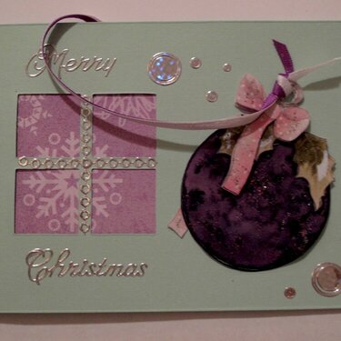 3D Ornament -Christmas &#039;&#039;window&#039;&#039; Card