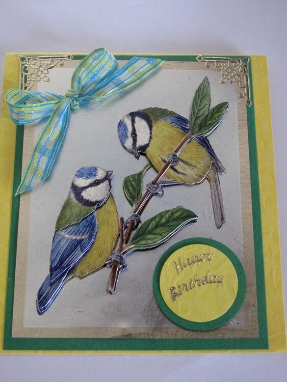 3D- BIRTHDAY CARD - Birds