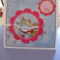 3D Christmas Card - Love Birds