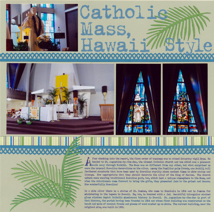 Catholic Mass, Hawaii Style