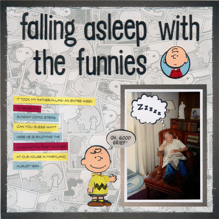 Falling Asleep with the Funnies
