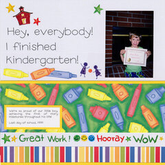 I Finished Kindergarten!