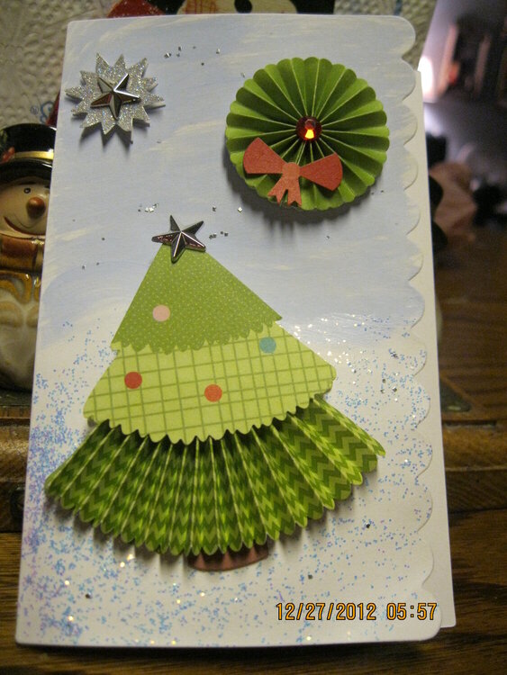 Daughter&#039;s first Hand-made card