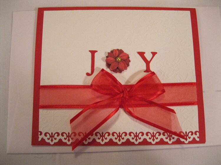 Joy -Christmas card