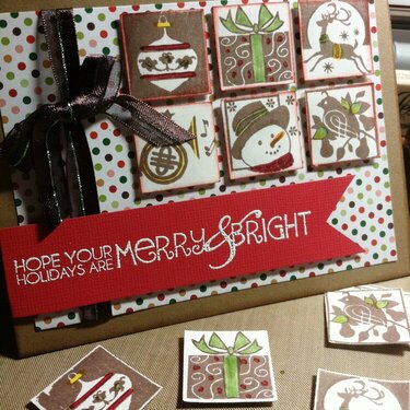 Christmas card - Merry &amp; Bright