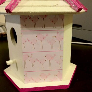 Baby Shower Birdhouse #4 (Side View)