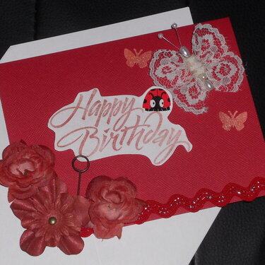 Birthday Card - red