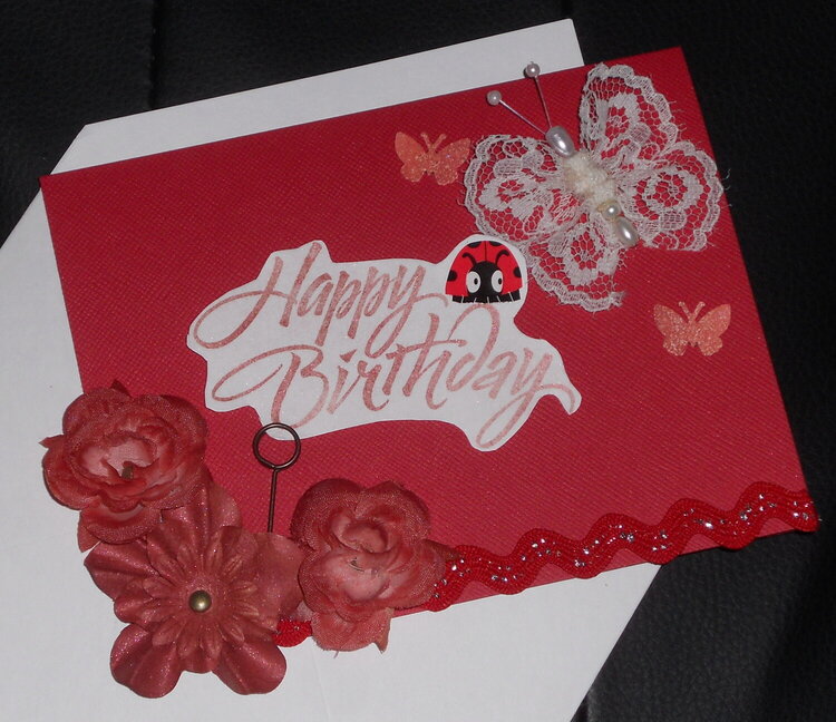 Birthday Card - red