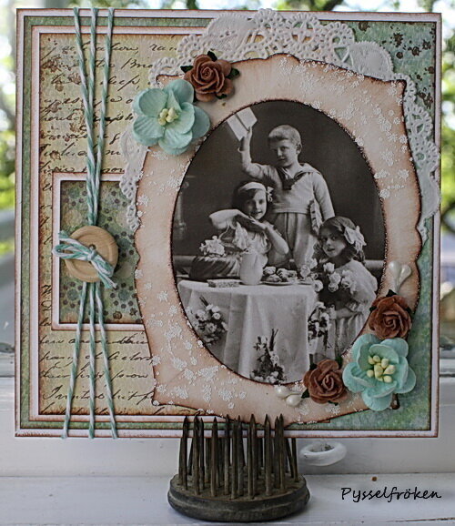 Birthday Card in Vintage style