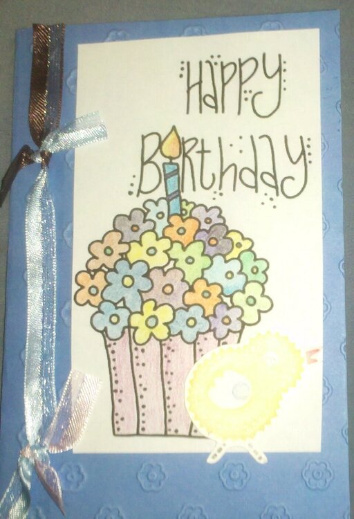 Happy Birthday (cupcake card)