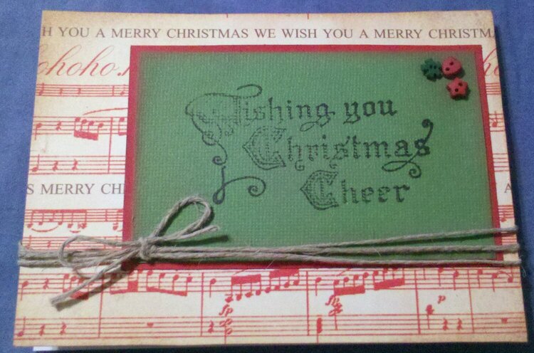 Christmas Cheer Chhristmas Card