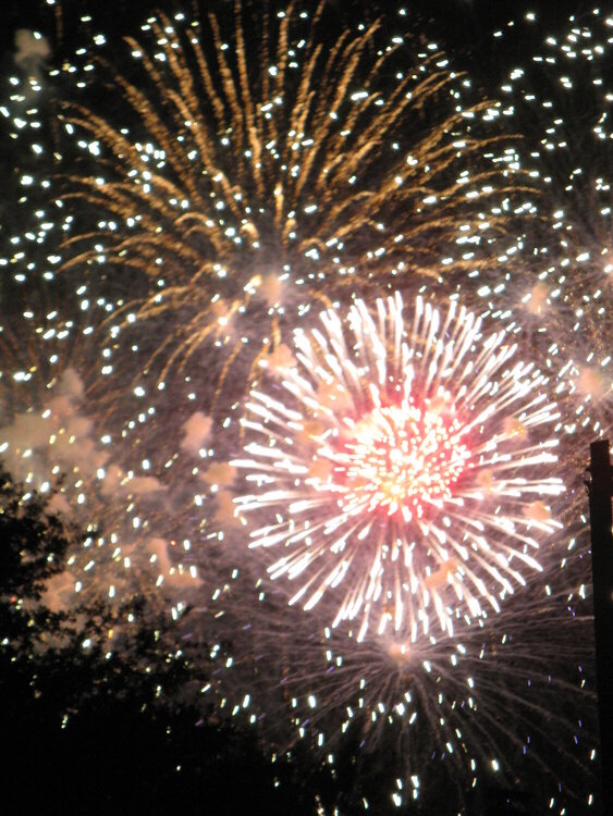 White firework July 4th, 2012