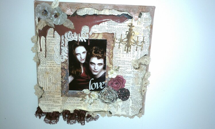 Layout on Canvas - Bella &amp; Edward