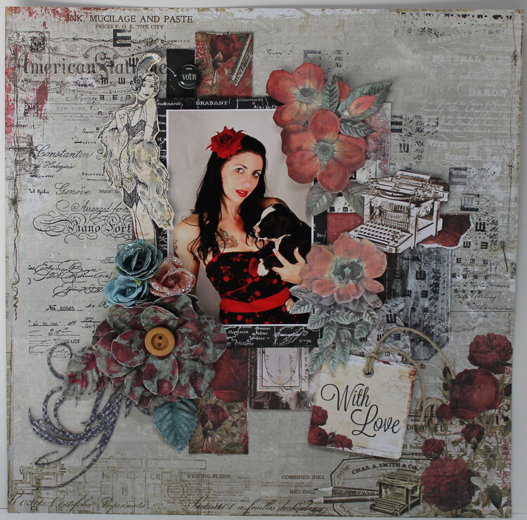 &quot;With Love&quot; using Scraps of Darkness April Kit