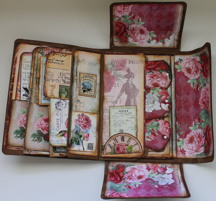 Paris Themed Folio for Ephemera&#039;s Vintage garden