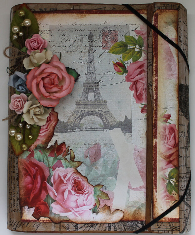 Paris Themed Folio for Ephemera&#039;s Vintage garden