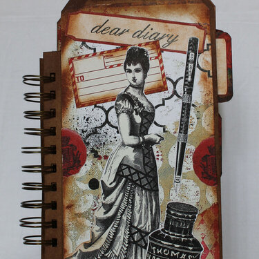Journal from Large tags for Ephemera's Vintage Garden