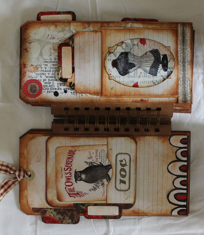 Journal from Large tags for Ephemera&#039;s Vintage Garden