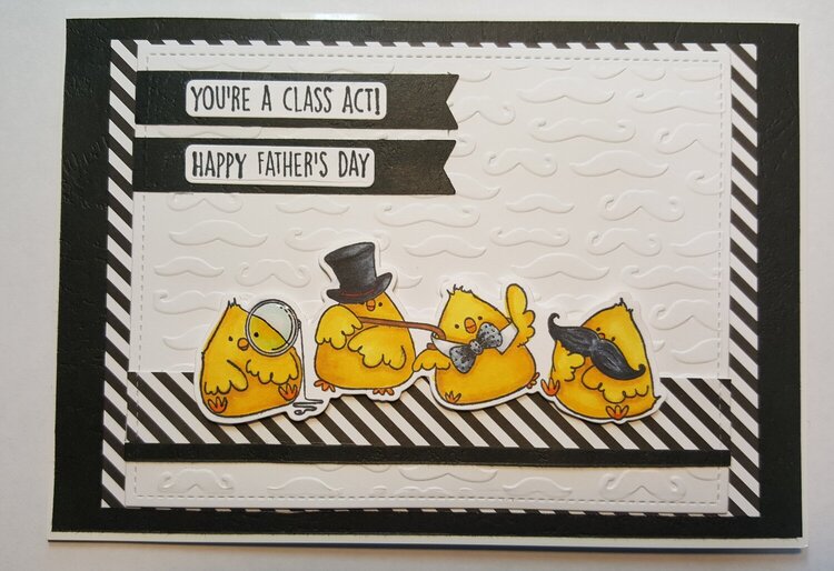 Manly Chicks - Fathers Day Card