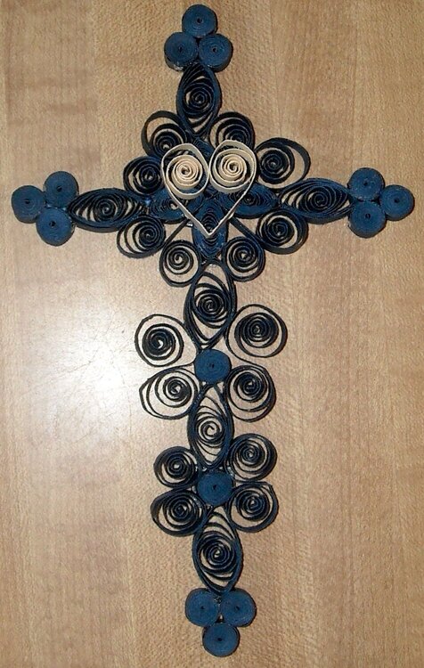 2nd Quilled Cross