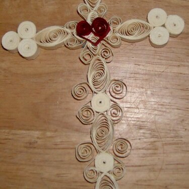 Quilled Cross