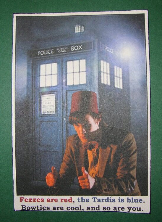 Doctor Who Postcard