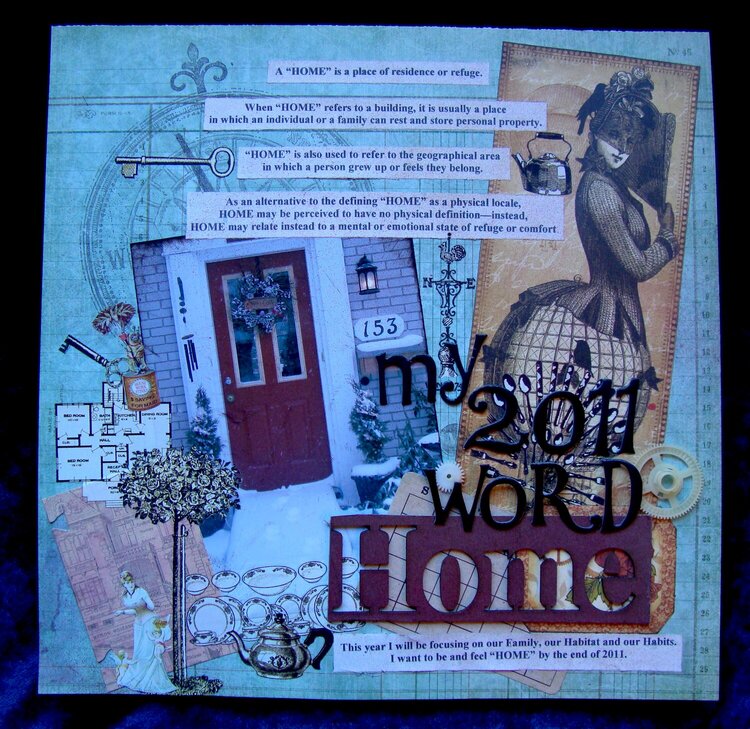 Scrapped: My 2011 Word... HOME.