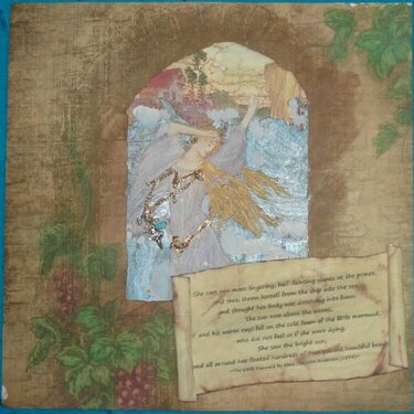 The Little Mermaid (3D wall plaque)