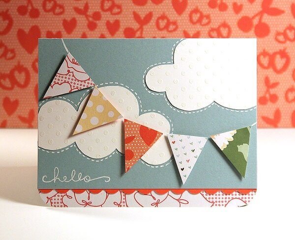 Finally Friday Videos : Hello (Paper Pieced Pennant)