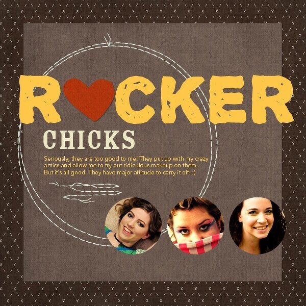 Themed Projects : Rocker Chicks