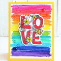 Love Squared Rainbow Valentine