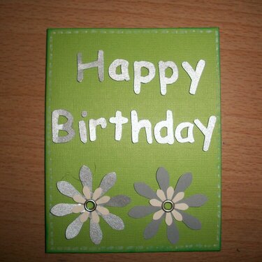 A Bithday Card for my Mother