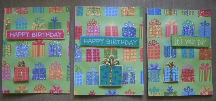 Birthday cards