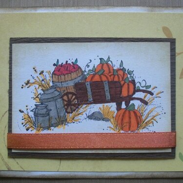 Fall themed card