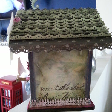 French Inspired Birdhouse - left view