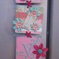 Pink Ribbon Hope made with Coasters